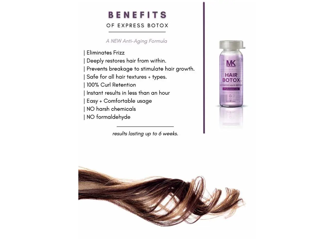 MK HAIR BOTOX EXPRESS REPAIR NuCare Marketing India Pvt Ltd